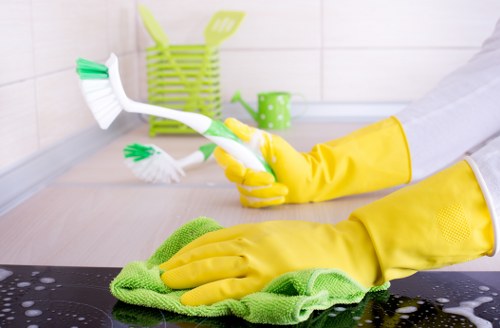 Deep mattress cleaning process in a Cranford home